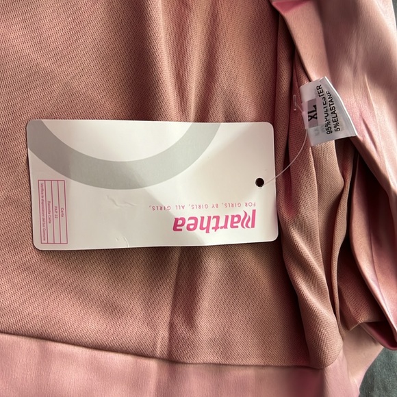 Ruched asymmetrical hem satin tube dress - Picture 2 of 8